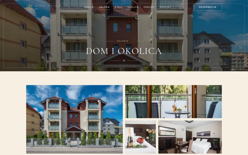 Galeria Dom i okolica: zdjęcia budynku, balkonu i pokoju